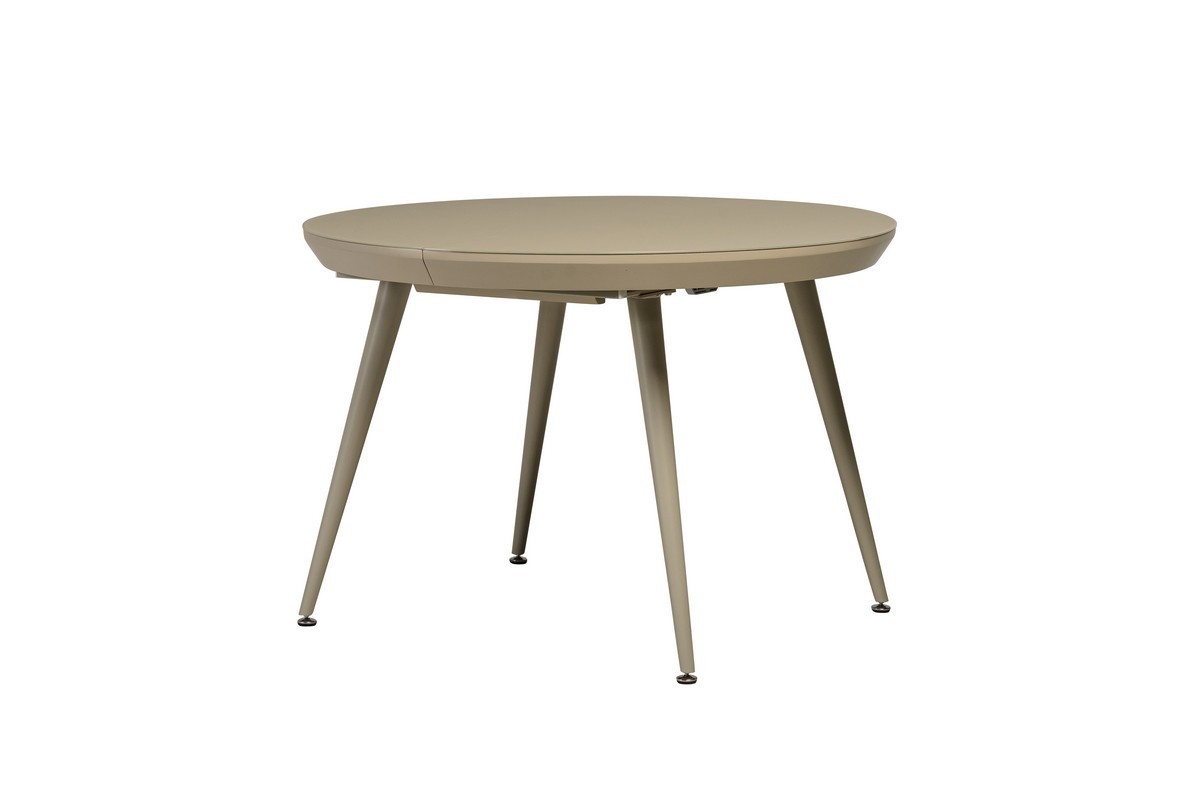 

Стол Дакар 110-150x110x76 см капучино