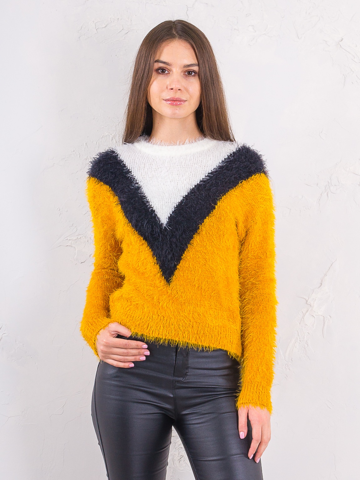 

Свитер Jennyfer 20pola  Желтый, Свитер Jennyfer 20pola S Желтый