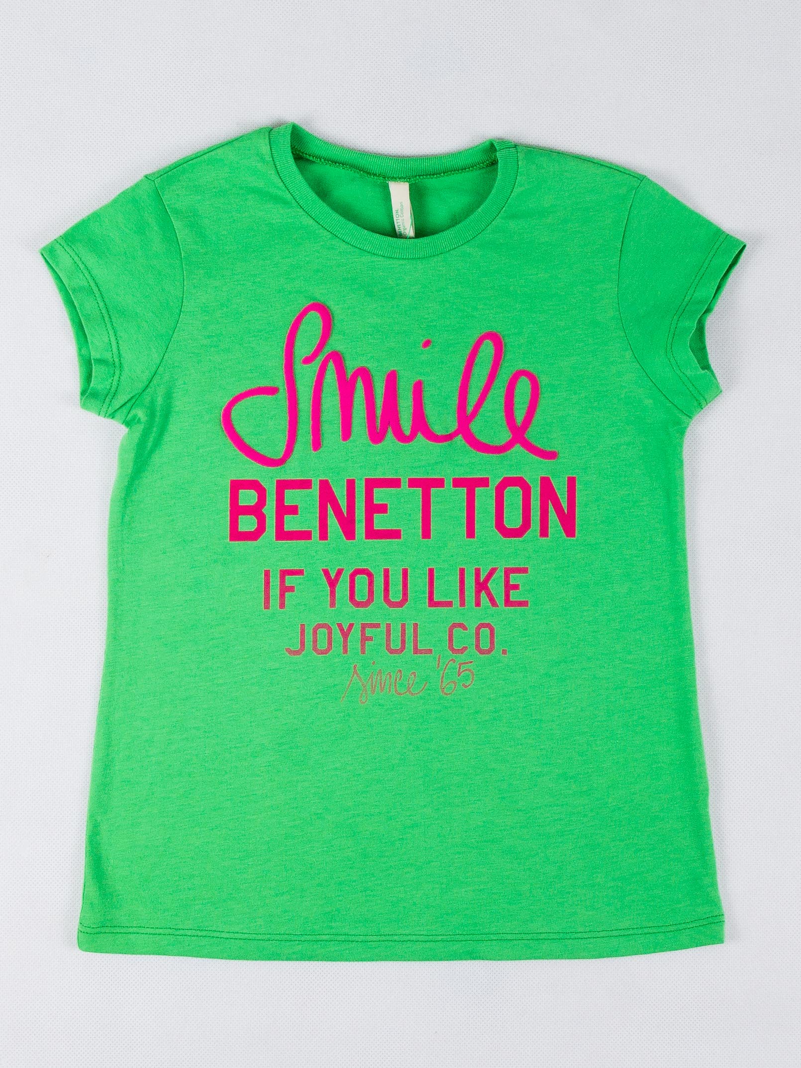 

Футболка Smile Benetton BV40619-7 82 cm Зеленый