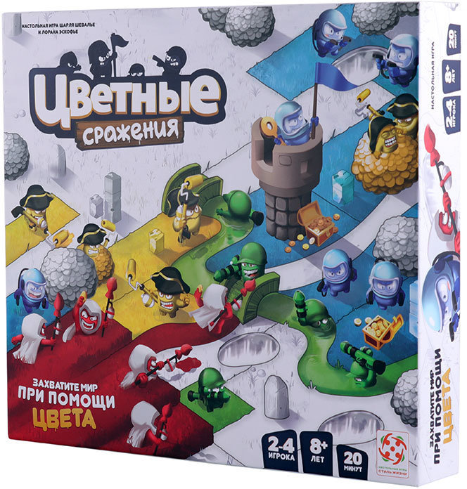 

Настольная игра Стиль Жизни Цветные сражения (240478)