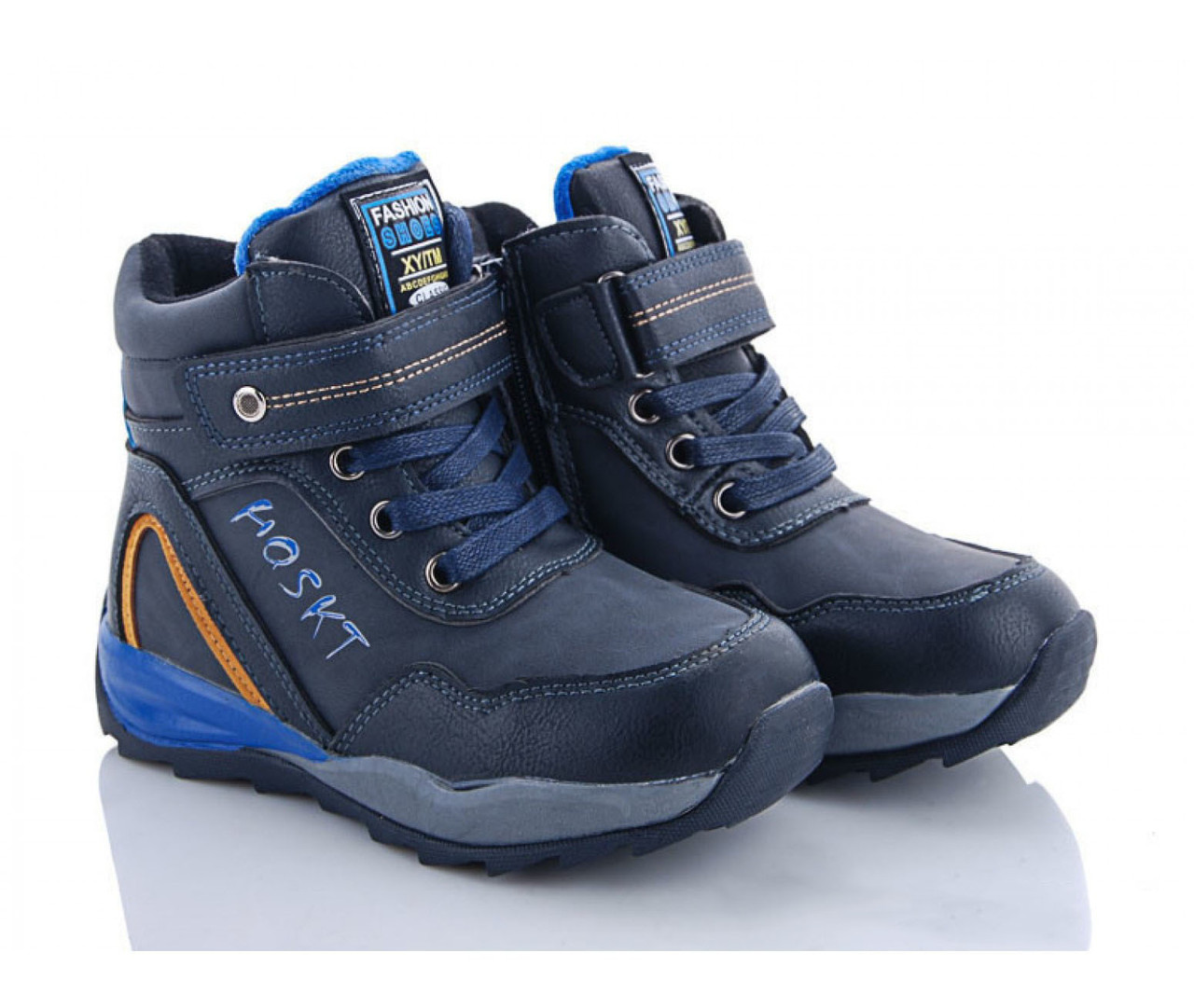 

Зимние ботинки для мальчиков Ok Shoes 1402/30 Темно-синий 30