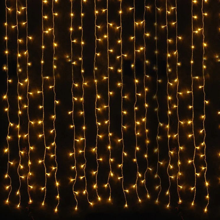 

Гирлянда LED LIGHT Штора 120LED 1.5m*1.5m, 8 режимов, Провод - Серебро, Цвет ламп-Теплый (RD-086)
