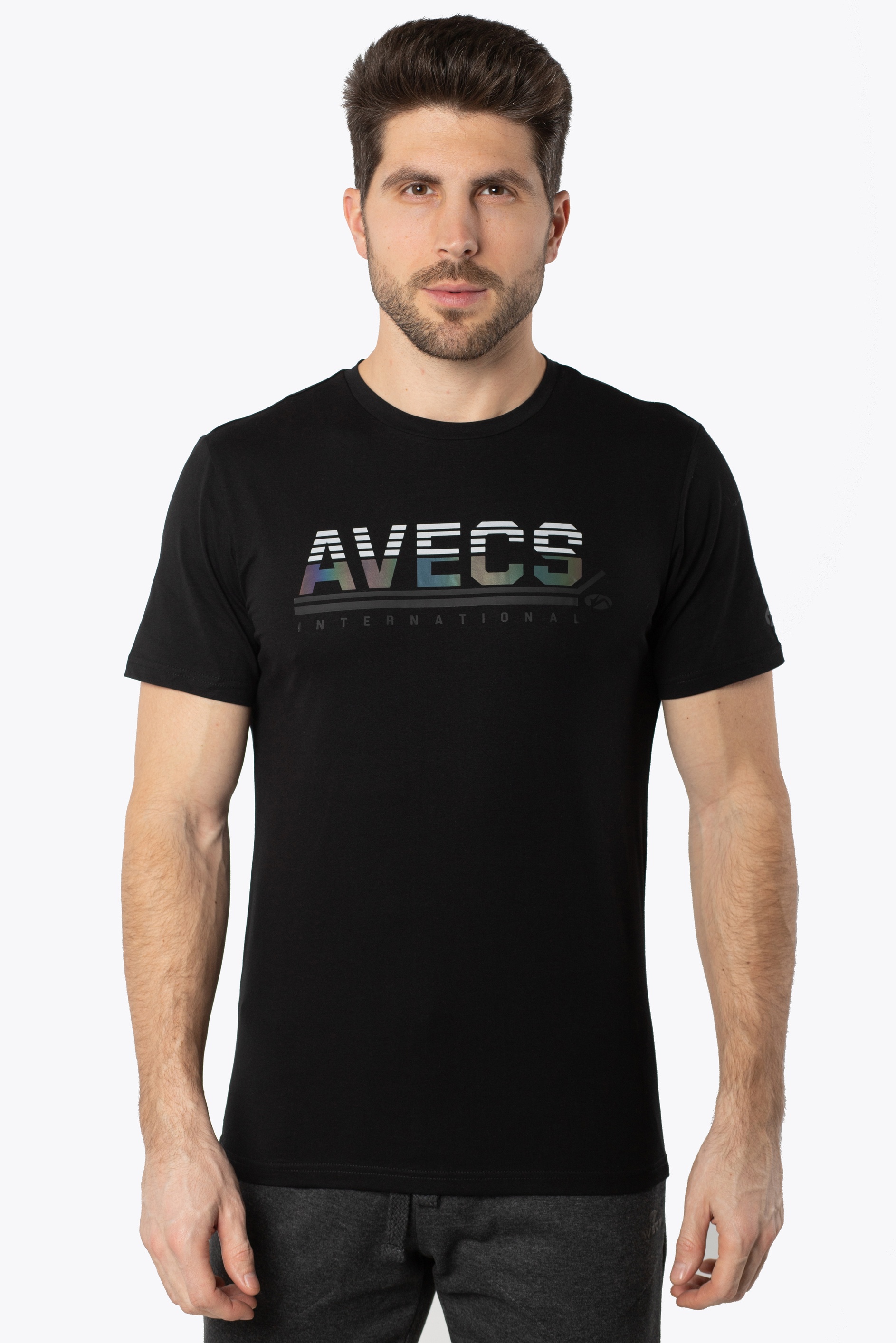 

Футболка AVECS - 30387/1 - Чёрная, Футболка AVECS - 30387/1 - Чёрная L