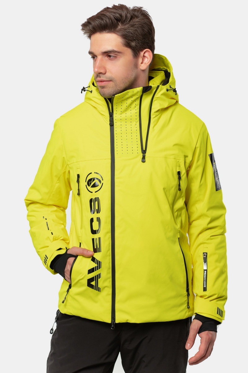 

Лыжная Куртка AVECS - 70432/70 - Лимонная 3XL