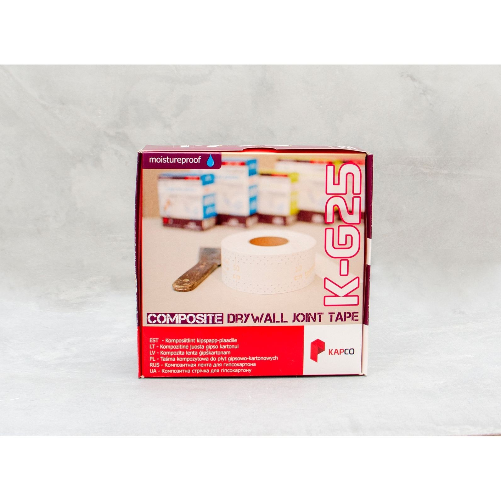 

Композитна лента для швів гіпсокартону K-G25 (KAPCO) 25м пог (аналог Tuff tape американка)