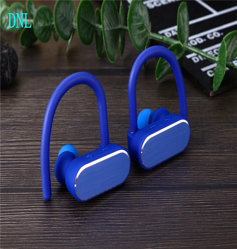 

Спортивные беспроводные TWS-наушники Bluetooth DNL-S2 синие (АХ-64976)