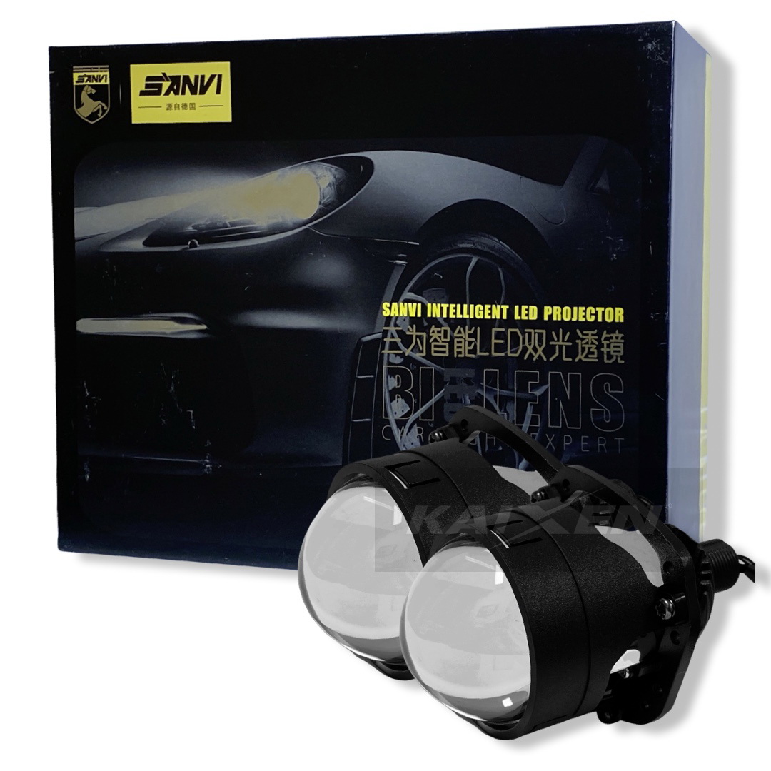 Универсальные bi-led линзы SANVI S-45W 2,5 дюйма Premium – фото, отзывы ...