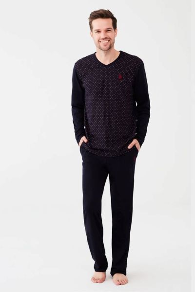 

Мужской домашний костюм 18524 U.S. Polo ASSN синий M