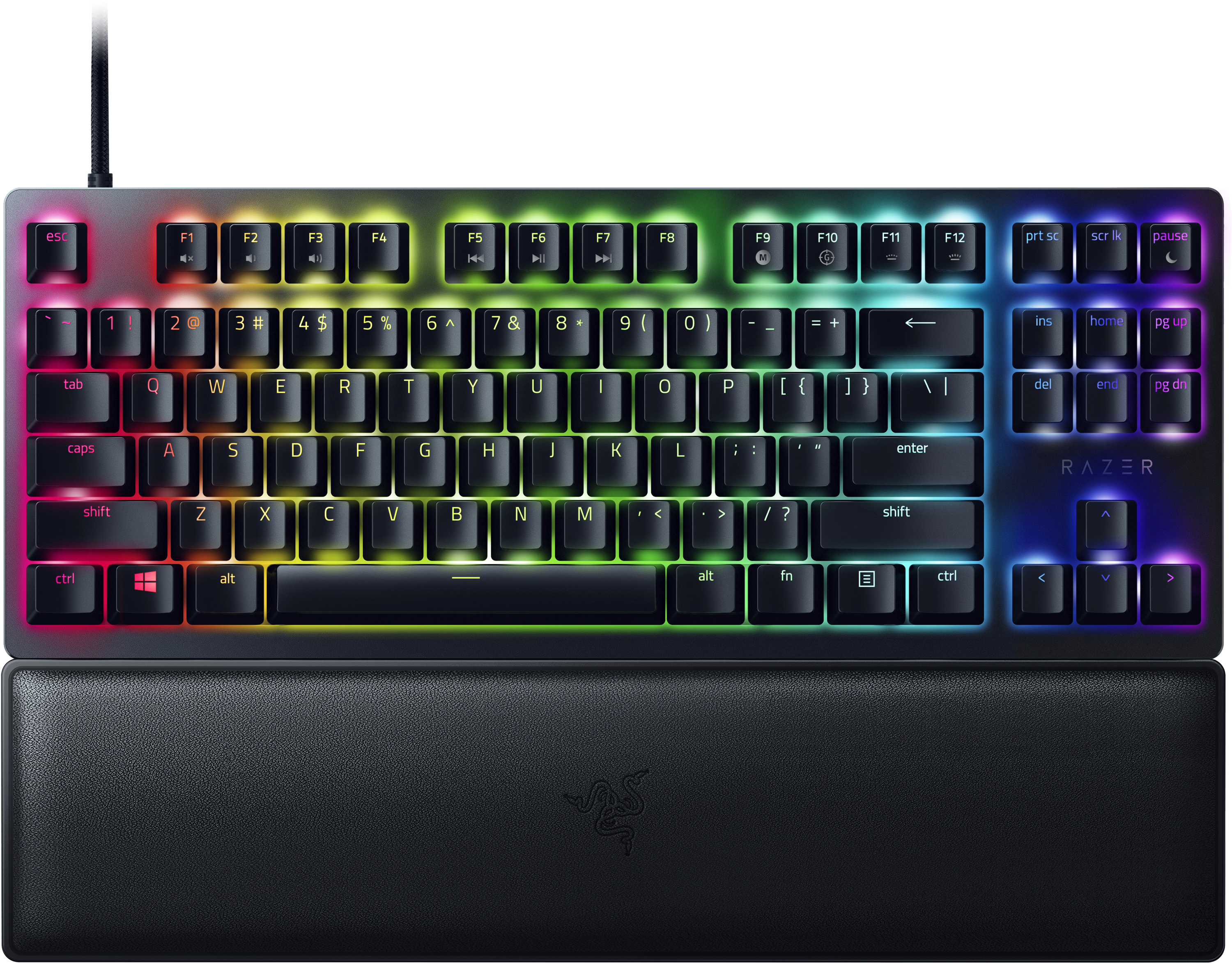 Клавиатура проводная Razer Huntsman V2 Tenkeyless Purple Optical