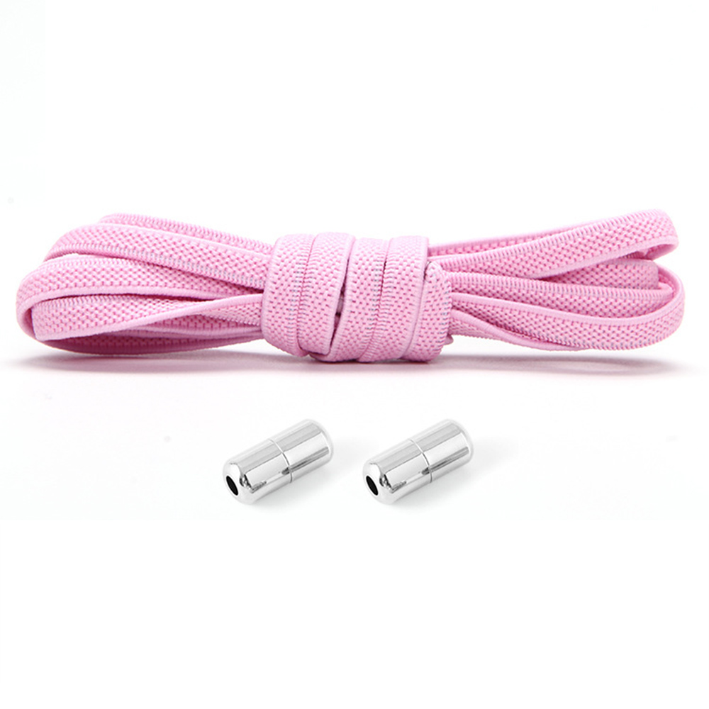 

Эластичные шнурки с фиксаторами без завязок Light Pink