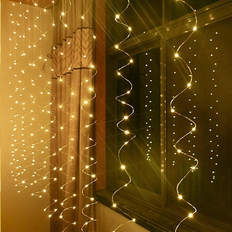 

Гирлянда Xmas Водопад 7912 160LED WW-9, 2х2 м, теплый белый свет