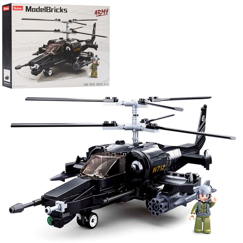 

Конструктор SLUBAN Model Bricks Військовий гелікоптер M38-B0752