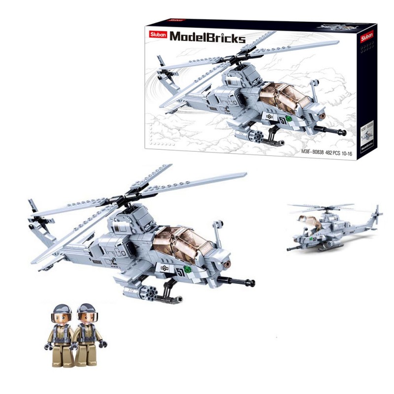 

Конструктор SLUBAN Model Bricks Вертолет Вайпер AH-1Z M38-B0838