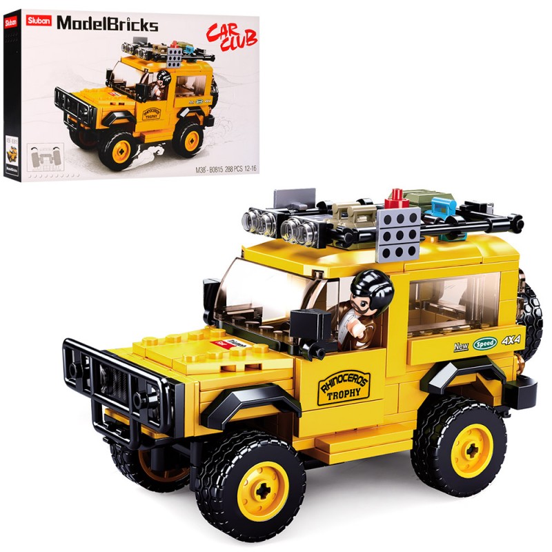 

Конструктор SLUBAN Model Bricks джип фігурка M38-B0815