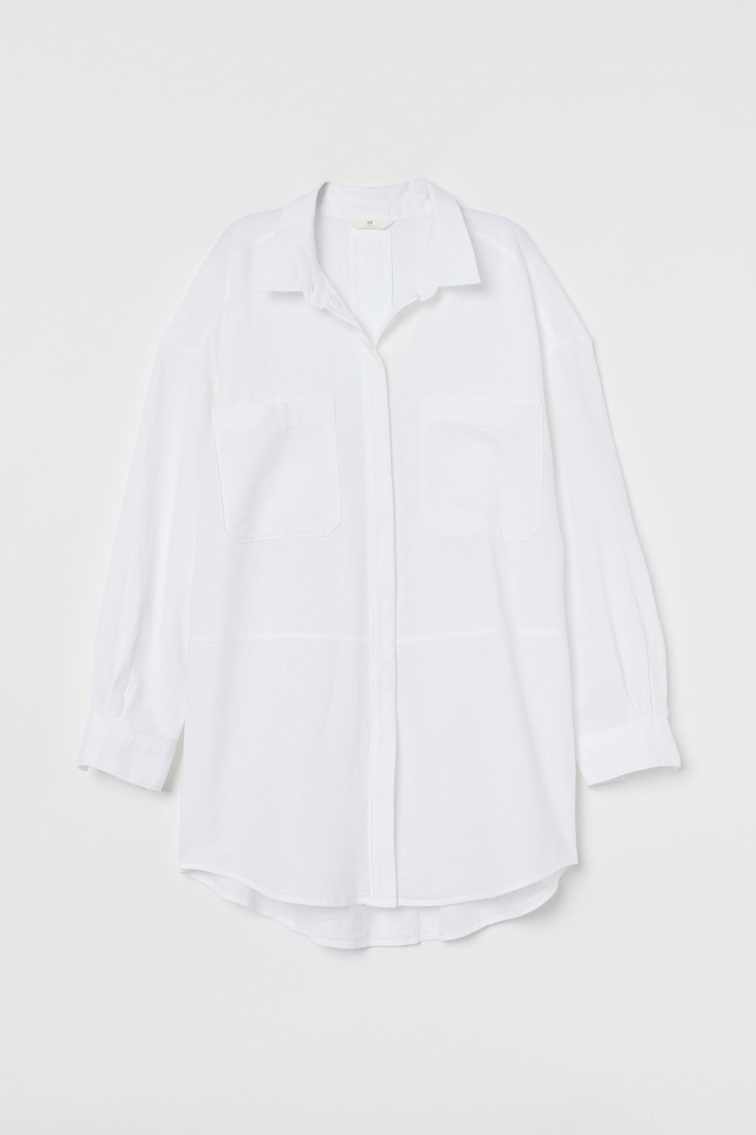 

Рубашка H&M S белый 3048607051