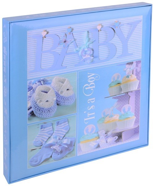 

Альбом для новорожденных EVG 20sheet Baby collage Blue w/box (UA)