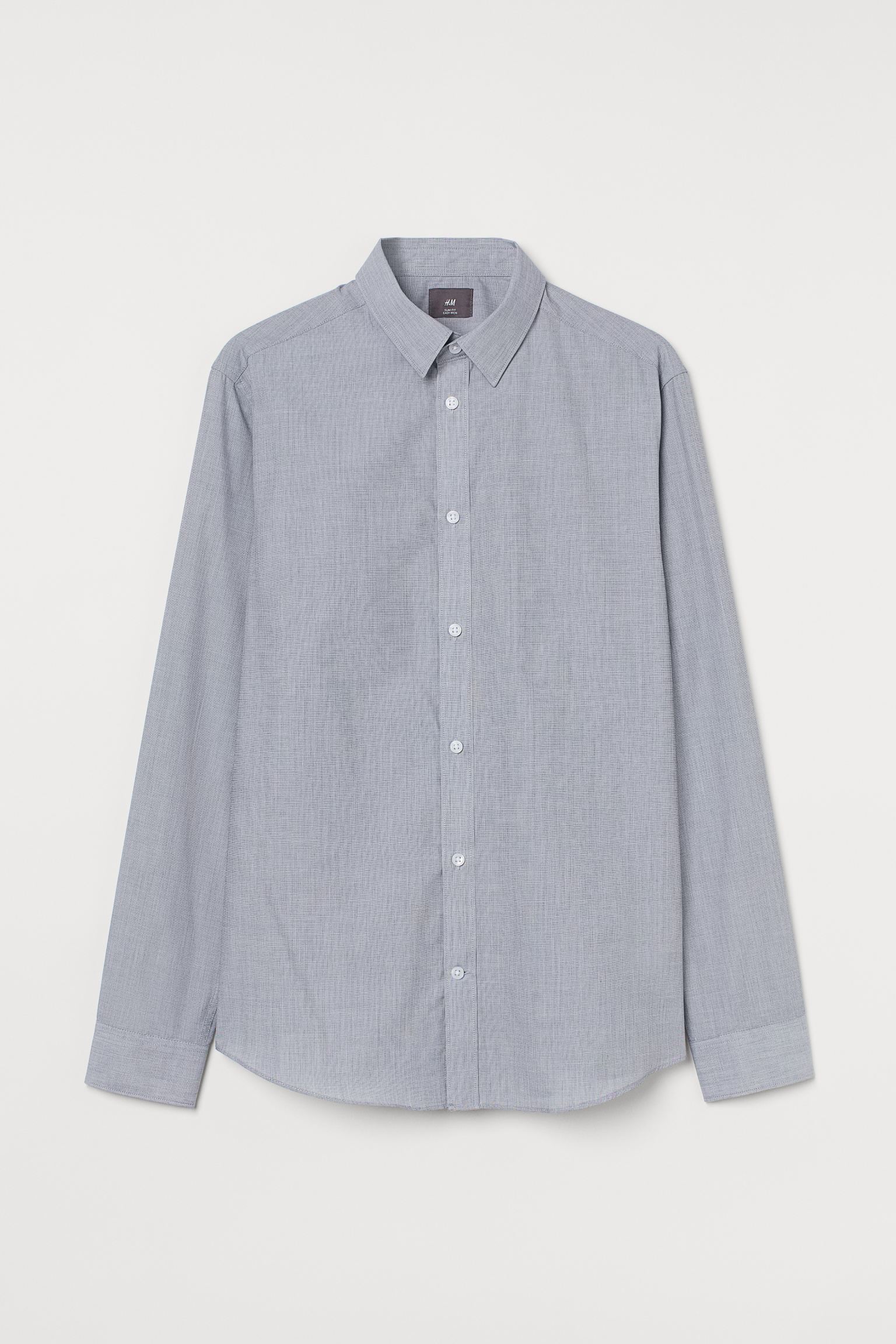 

Рубашка H&M S серый 10117817581