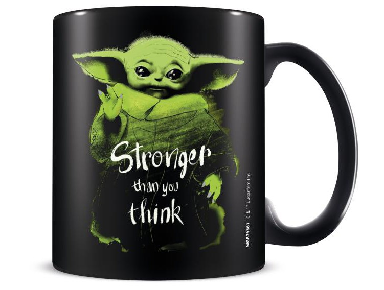

Чашка Pyramid International Star Wars: The Mandalorian - Stronger Than You Think Black Mug 315 ml