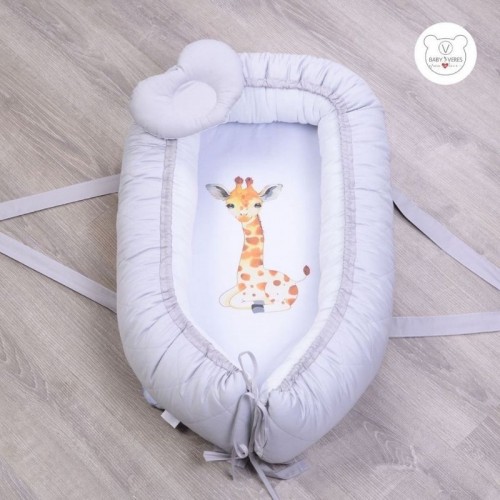 

Кокон-гнездышко Baby Veres Giraffe 52х80 см