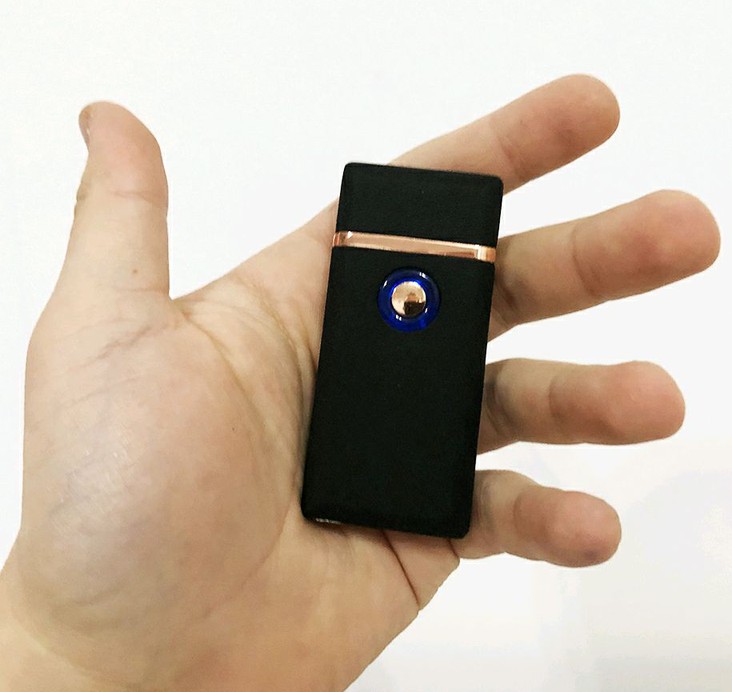 

Электрическая зажигалка спиральная 2 в 1 Lighter 705 + Газ Black