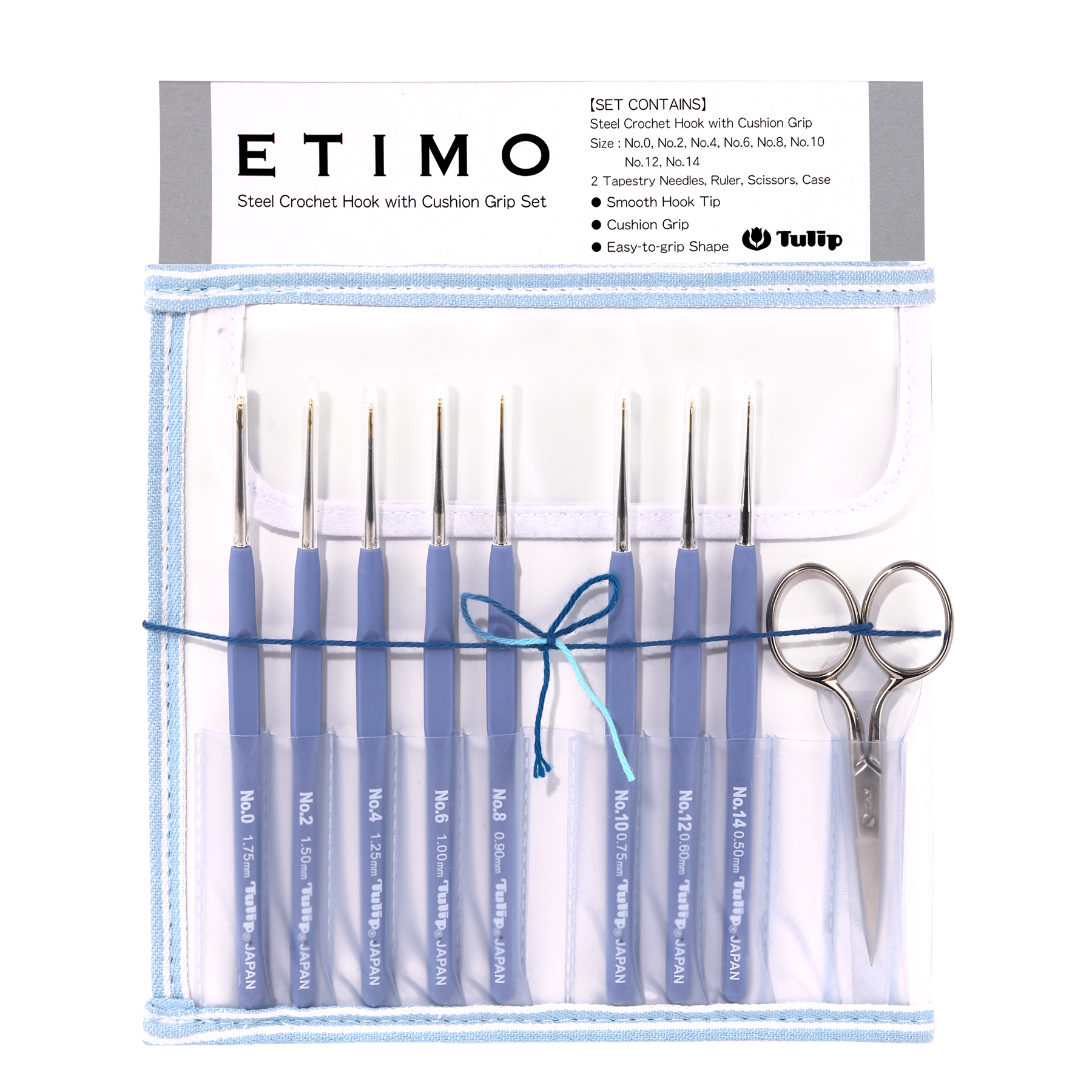 Набор крючков для вязания Tulip ETIMO Royal Silver TES-002. Купить