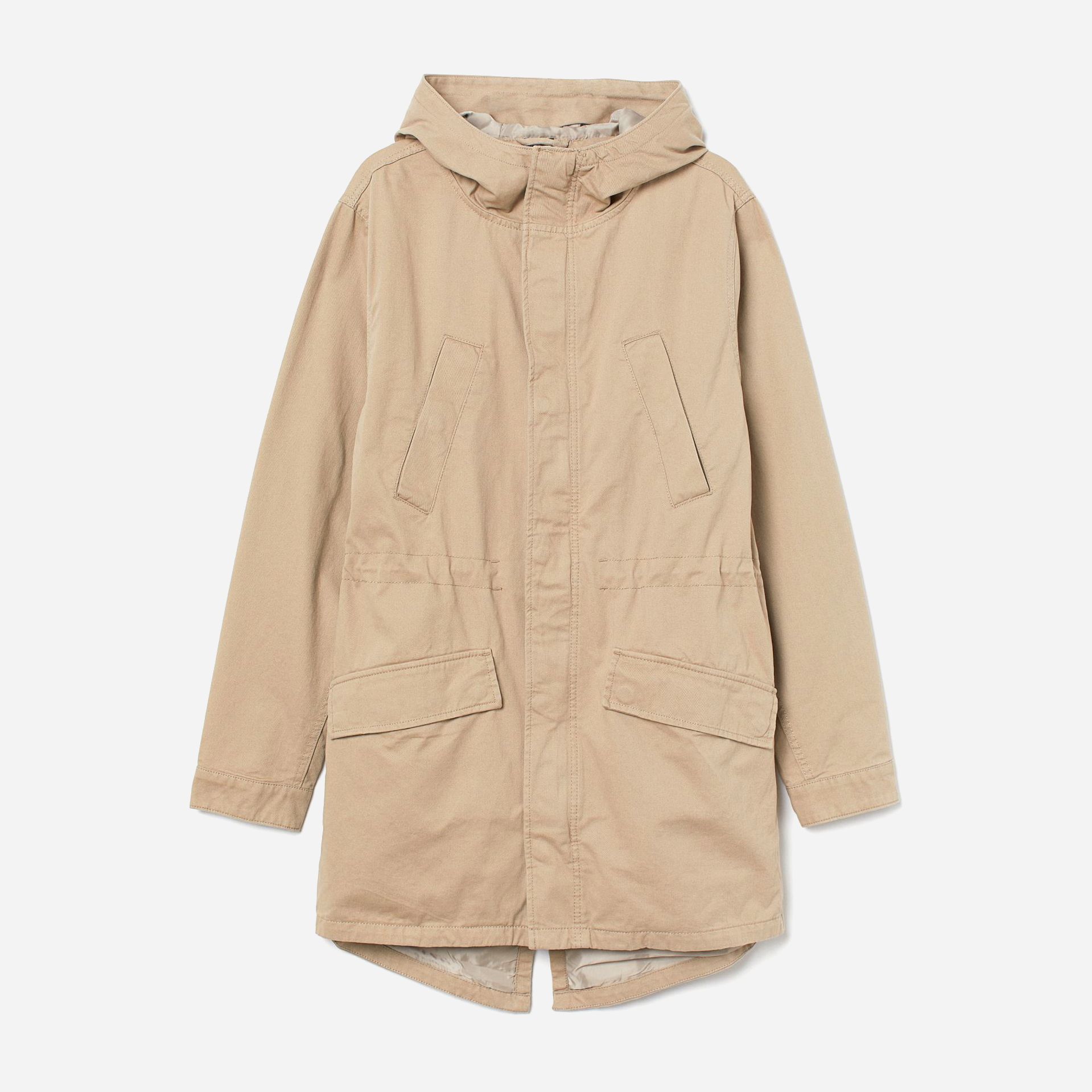 

Парка H&M 1312-893416  Светло-бежевая, Парка H&M 1312-893416 XL Светло-бежевая