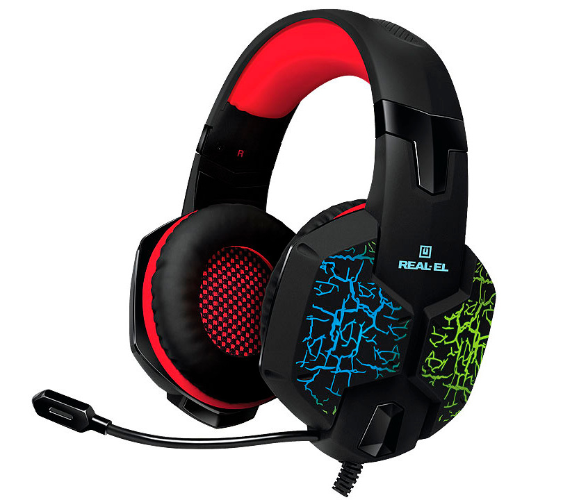 

Наушники REAL-EL GDX-7750 игровые 7.1 с микрофоном USB