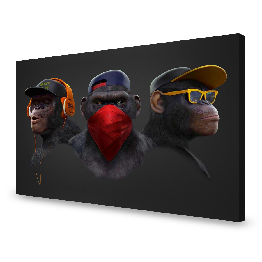 

Картина Gangster monkey 51x34 см