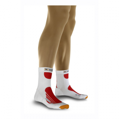 

Термоноски X-Socks Skating Pro - White/Red, Термоноски X-Socks Skating Pro 35-38 White/Red