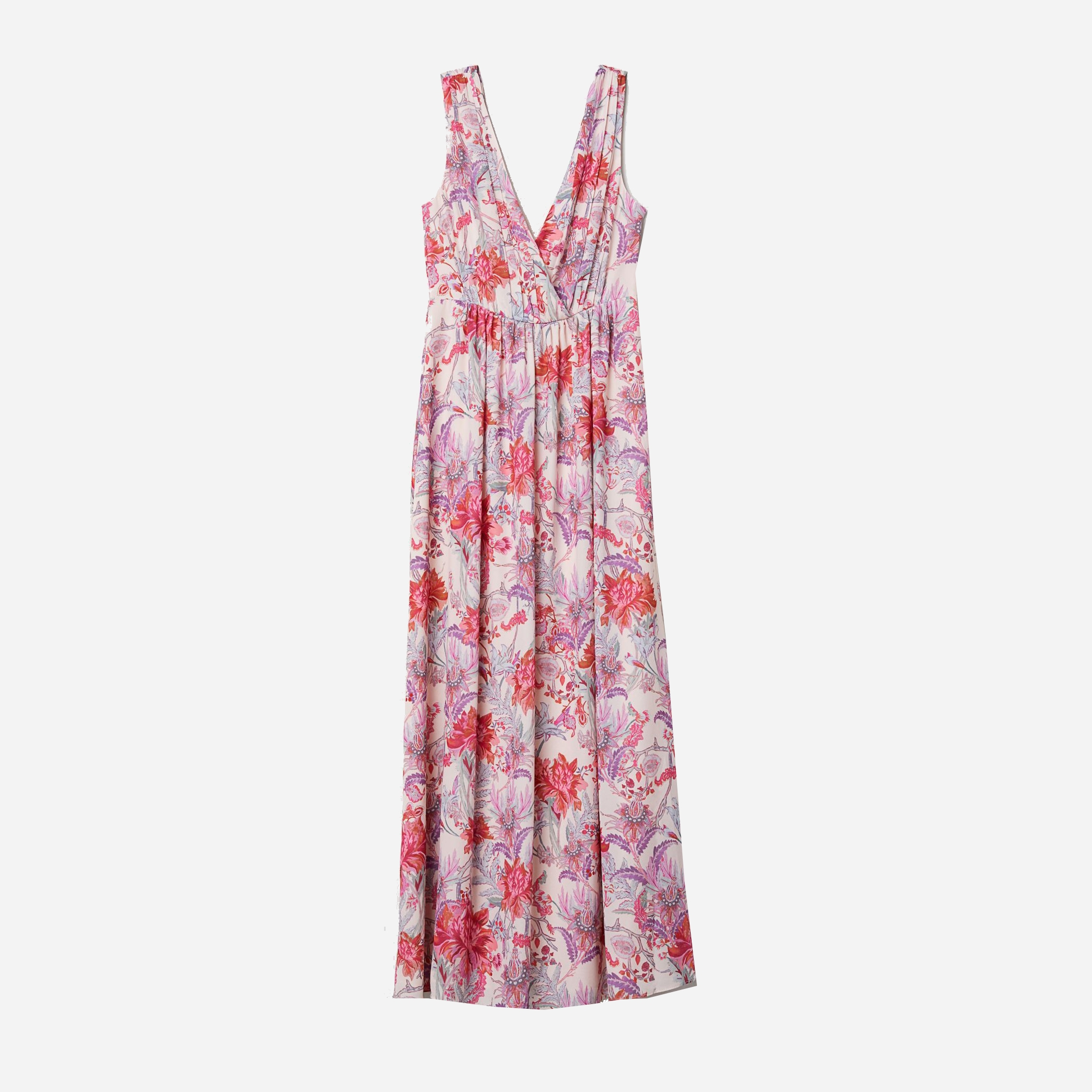 

Платье H&M 1512-640141  Бежевое с красным, Платье H&M 1512-640141 34 Бежевое с красным
