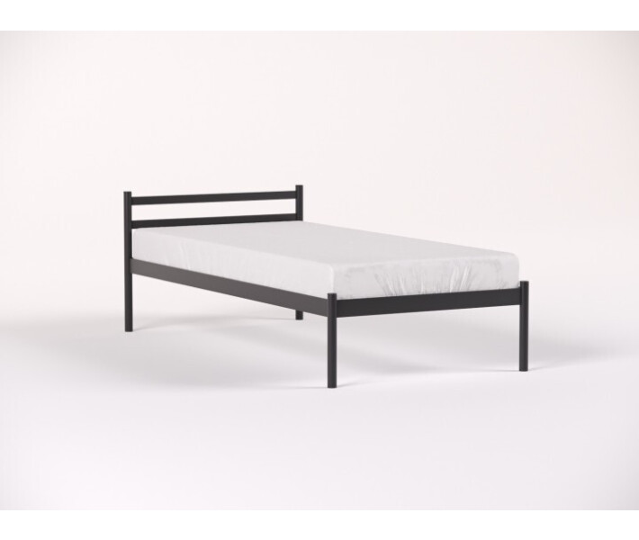 

Кровать Comfort-1 Метакам Черный 80х200
