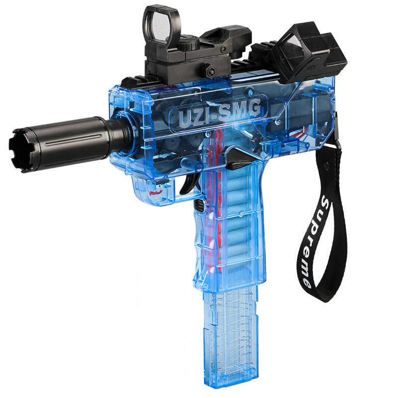 

Электрический игрушечный пистолет UZI SMG с мягкой пулей