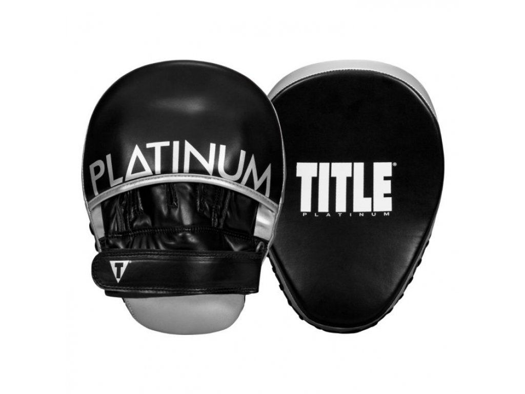 

Лапы TITLE Platinum Prolific Punch Mitts один размер черный/серебристый (5217)