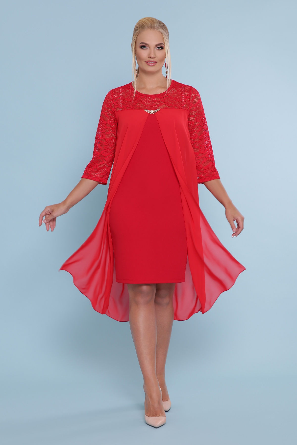 

Нарядное платье Maximoda Е3333платье Муза-Б 3/4 - Красный, Нарядное платье Maximoda Е3333платье Муза-Б 3/4 46-48 Красный