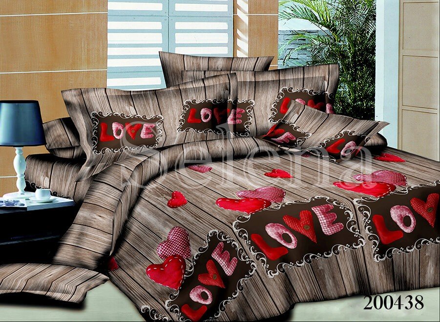

Постельное белье ранфорс Selena Love 200438 Семейный