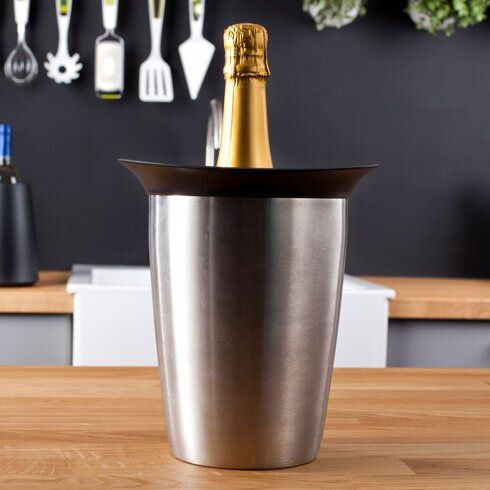 

Ведро - Охладитель для бутылки шампанского VACU VIN ACTIVE COOLER CHAMPAGNE ELEGANT STAINLESS STEEL