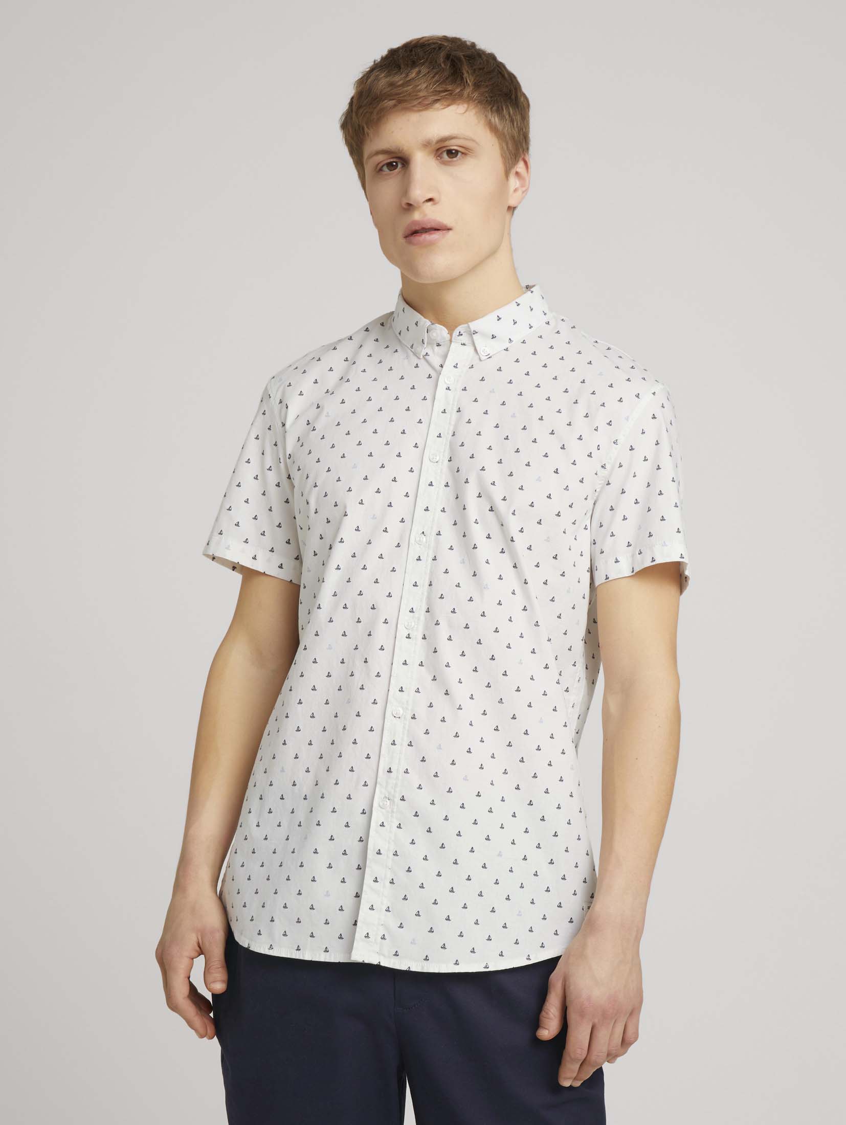 

Рубашка Tom Tailor 1025169-26710  Белая, Рубашка Tom Tailor 1025169-26710 XL Белая