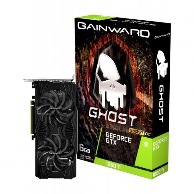 

Видеокарта GeForce GTX 1660 Ti 6Gb GDDR6 Gainward Ghost