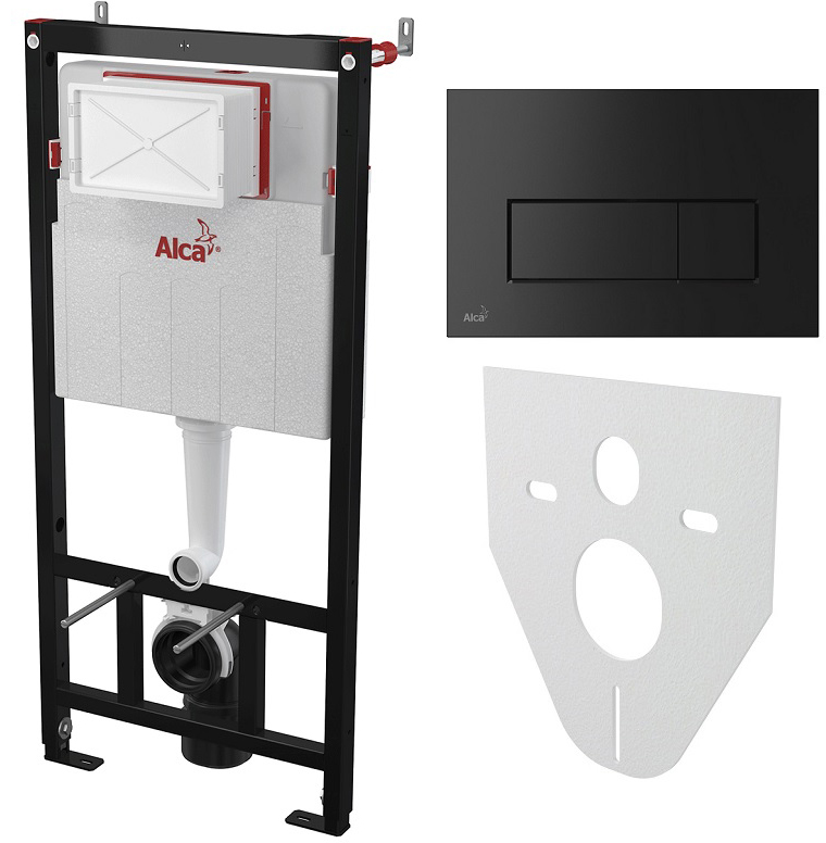 

Инсталляция ALCA PLAST AM101/1120 с панелью смыва M578 и звукоизоляционной прокладкой M91