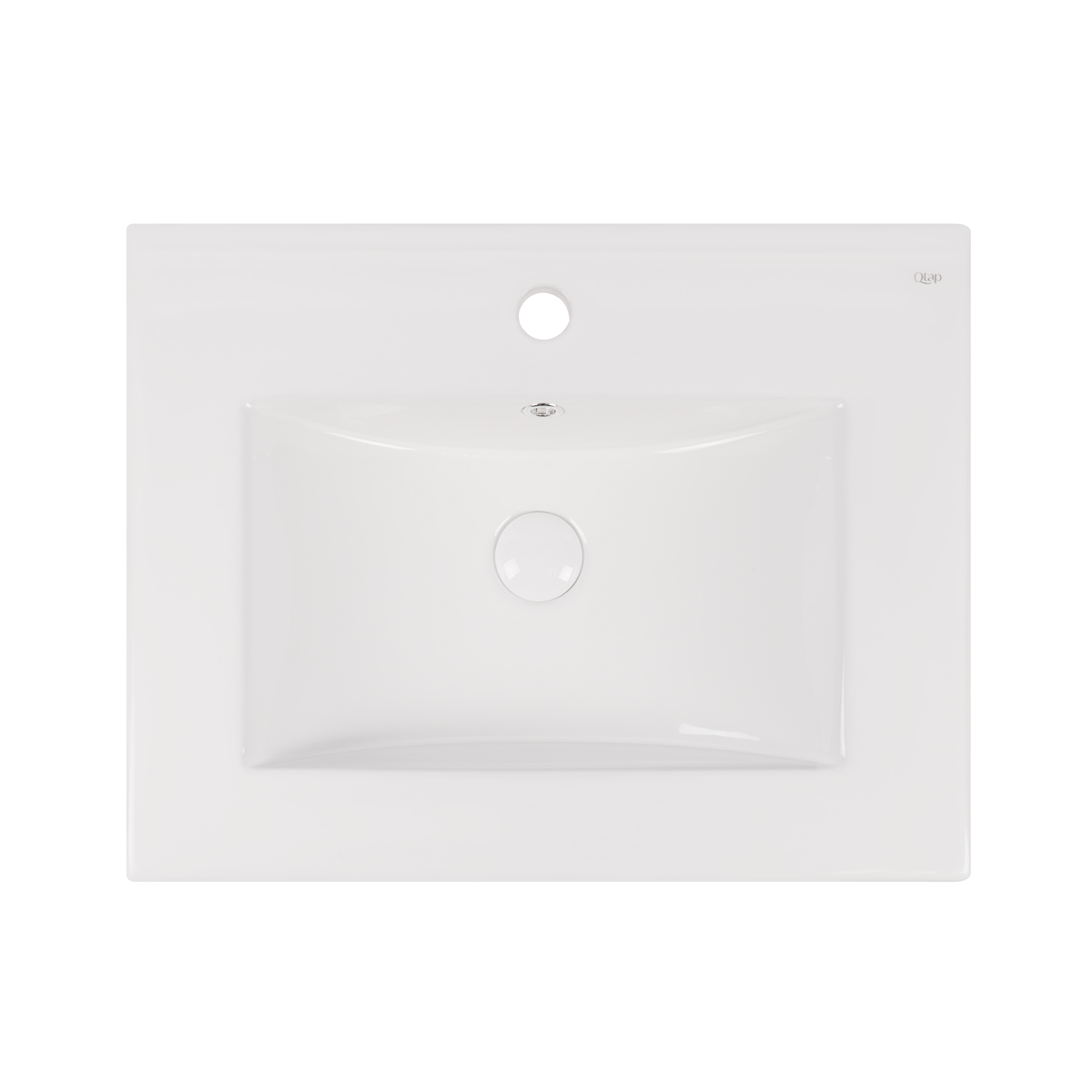 

Раковина Qtap Albatross New 600x470х180 White с донным клапаном QT0111750660W