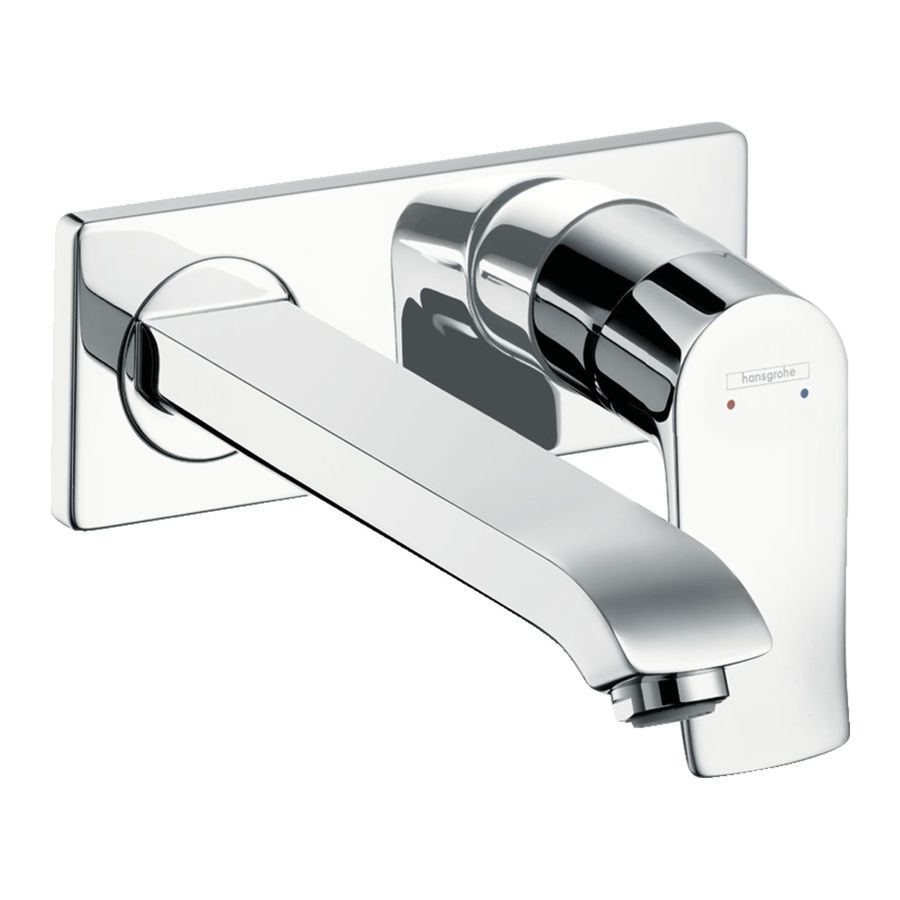 

Смеситель настенный для умывальника Hansgrohe Metris 225 мм, хром (31086000)