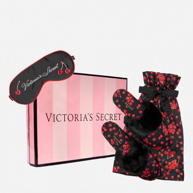 

Домашние тапочки + маска для сна Victoria's Secret 277756324 -/ Черный/Красный, Домашние тапочки + маска для сна Victoria's Secret 277756324 36-37/One size Черный/Красный