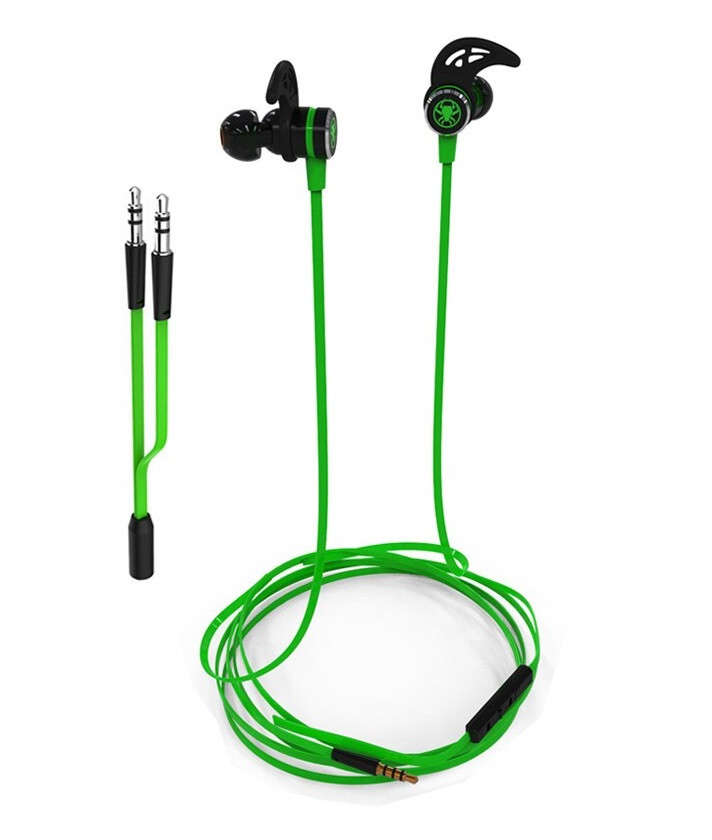 

Игровые вакуумные наушники Plextone G20 с микрофоном Зеленый