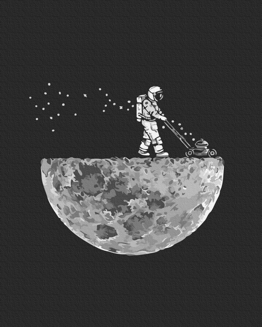 

Картина по номерам BrushMe G528 40*50 cм Космический садовник