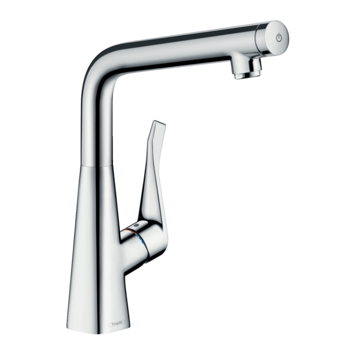 

Смеситель для кухни Hansgrohe Metris Select 320 1jet, хром (14883000)