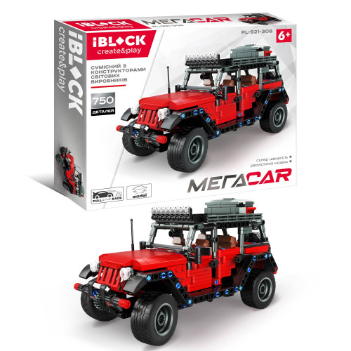 

Конструктор IBLOCK мега CAR 750 дет. (PL-921-308)