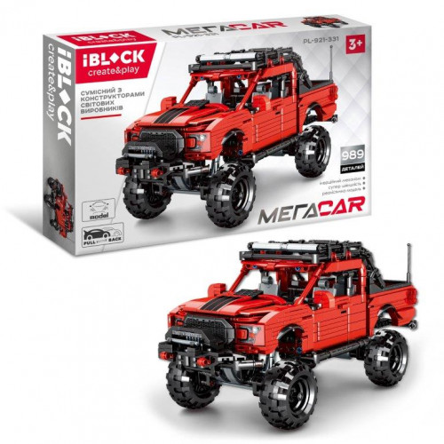 

Конструктор IBLOCK мега CAR 989 дет. (PL-921-331)