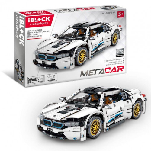 

Конструктор IBLOCK мега CAR 1270 дет. (PL-921-332)