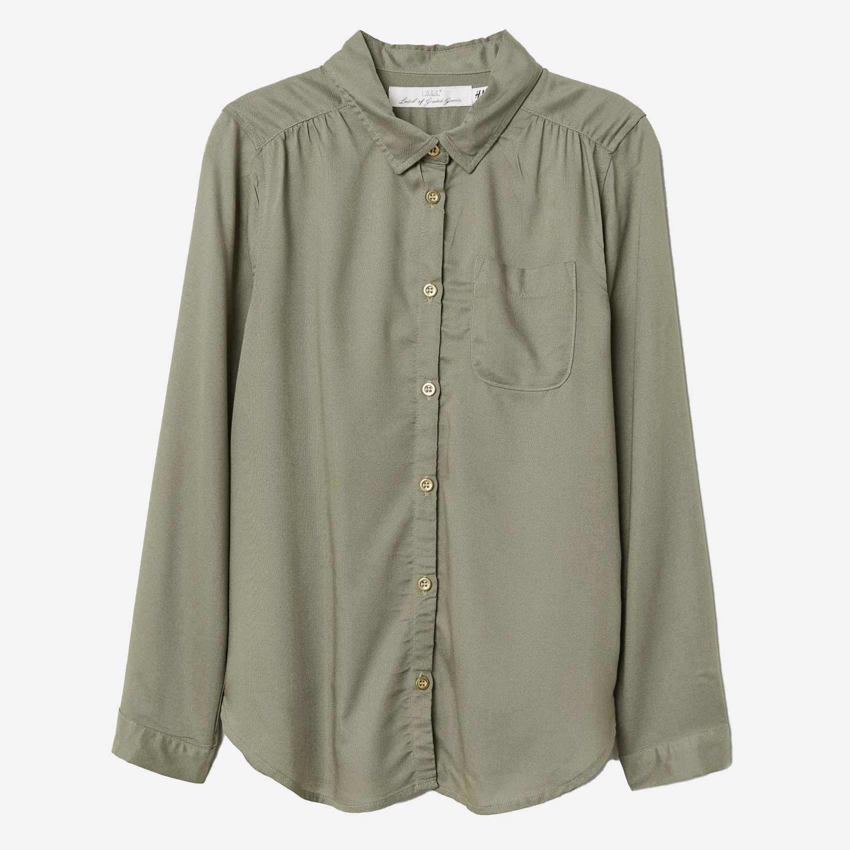 

Блуза H&M 1512-626052 134 см Хаки