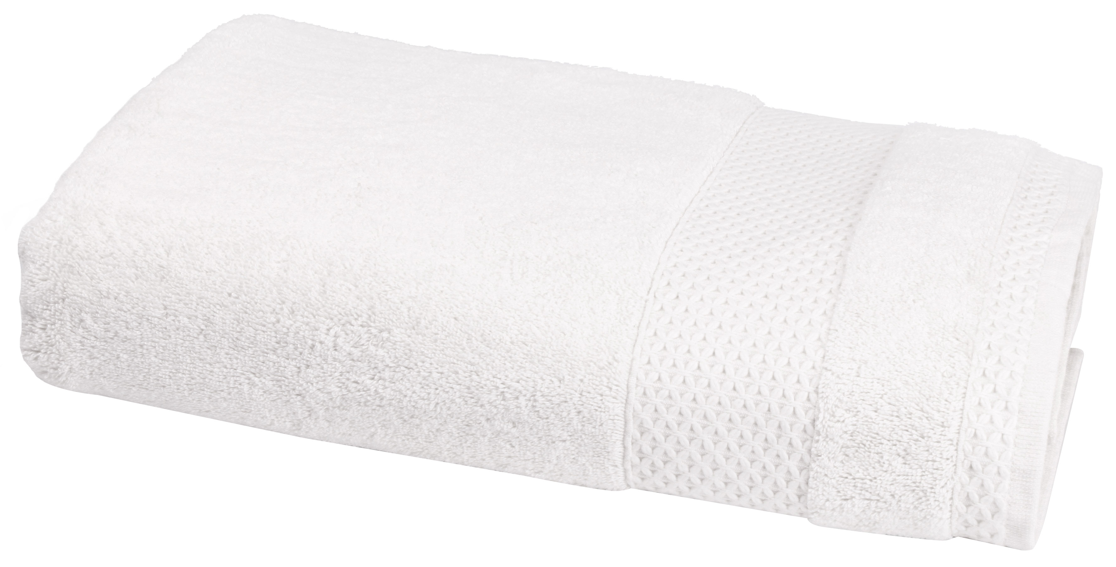 

Махровое полотенце Luxury Linens Alligator 650 GR 100х150 White